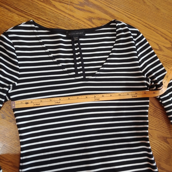 Banana Republic Striped Ponte Knit Dress - Picture 6 of 8